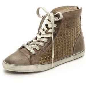 FRYE KIRA STUDDED HIGH TOP (Size 7)👟👟